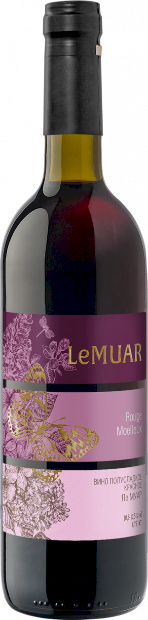 Вино полусладкое красное «Lе MUAR (Ле МУАР)»