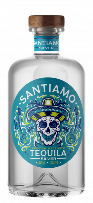 Santiamo Silver made with Tequila