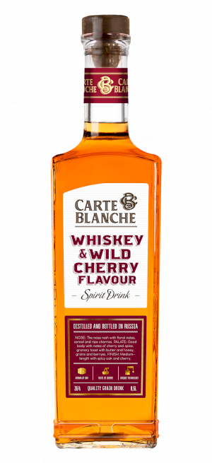 Carte Blanche Wild Cherry based on whisky