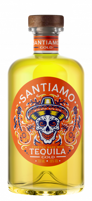 Santiamo Gold made with Tequila